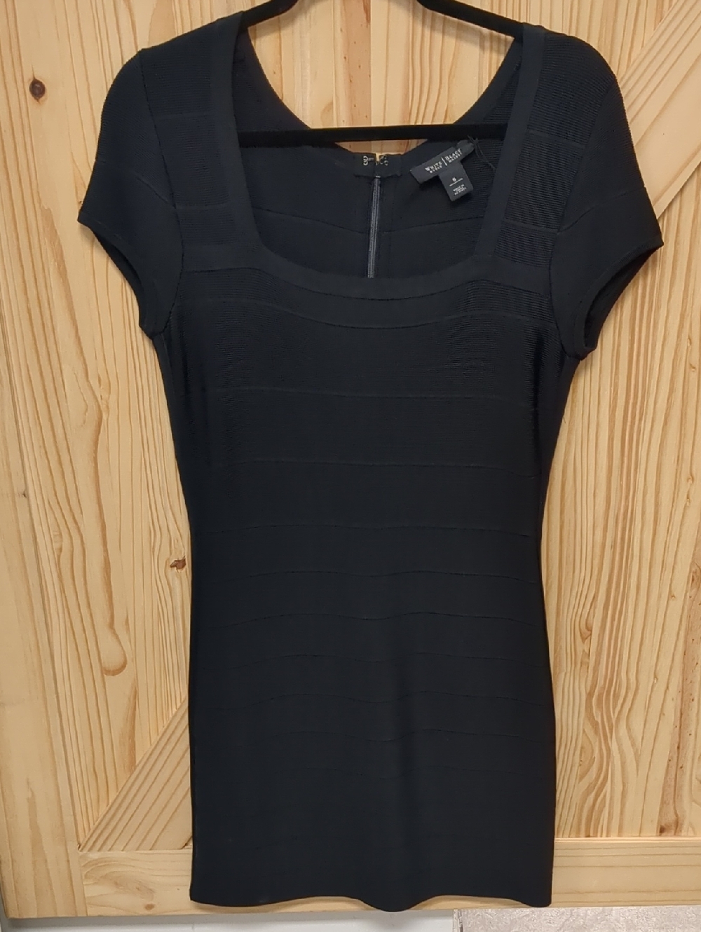 White House Black Market Black Fitted Dress